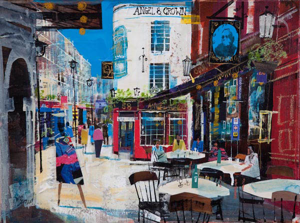 ANGEL AND CROWN, COVENT GARDEN 12X16