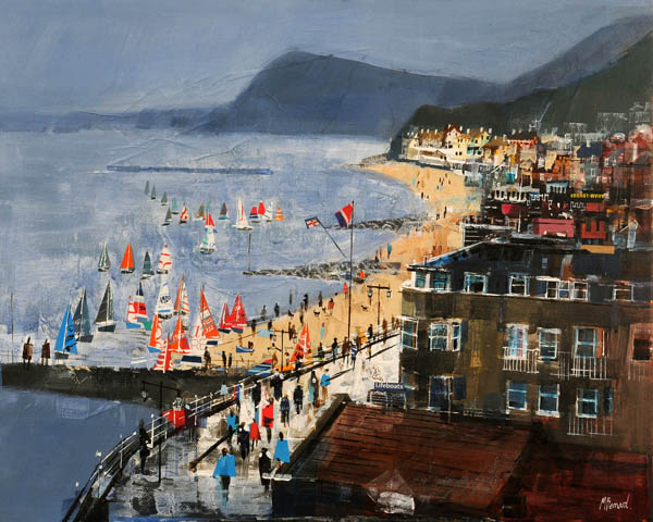 005 Sailing In The Bay Sidmouth 24x30