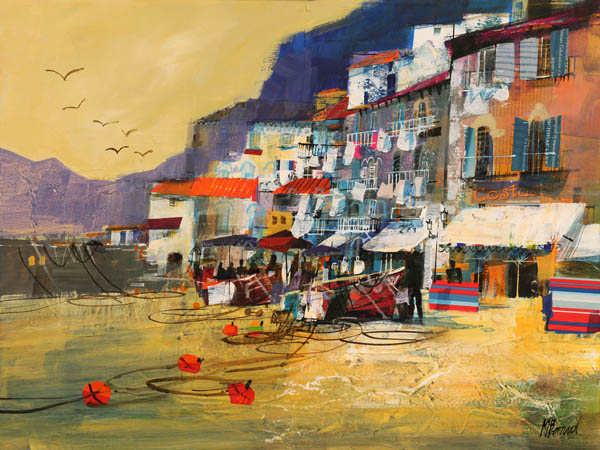 020 The Old Harbour Sorrento 18x24