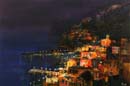 008 Amalfi At Night 24x36